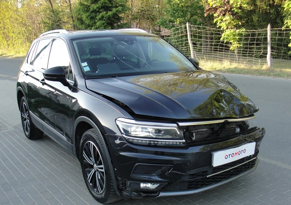 Volkswagen Tiguan cena 54800 przebieg: 177000, rok produkcji 2018 z Brzesko małe 301